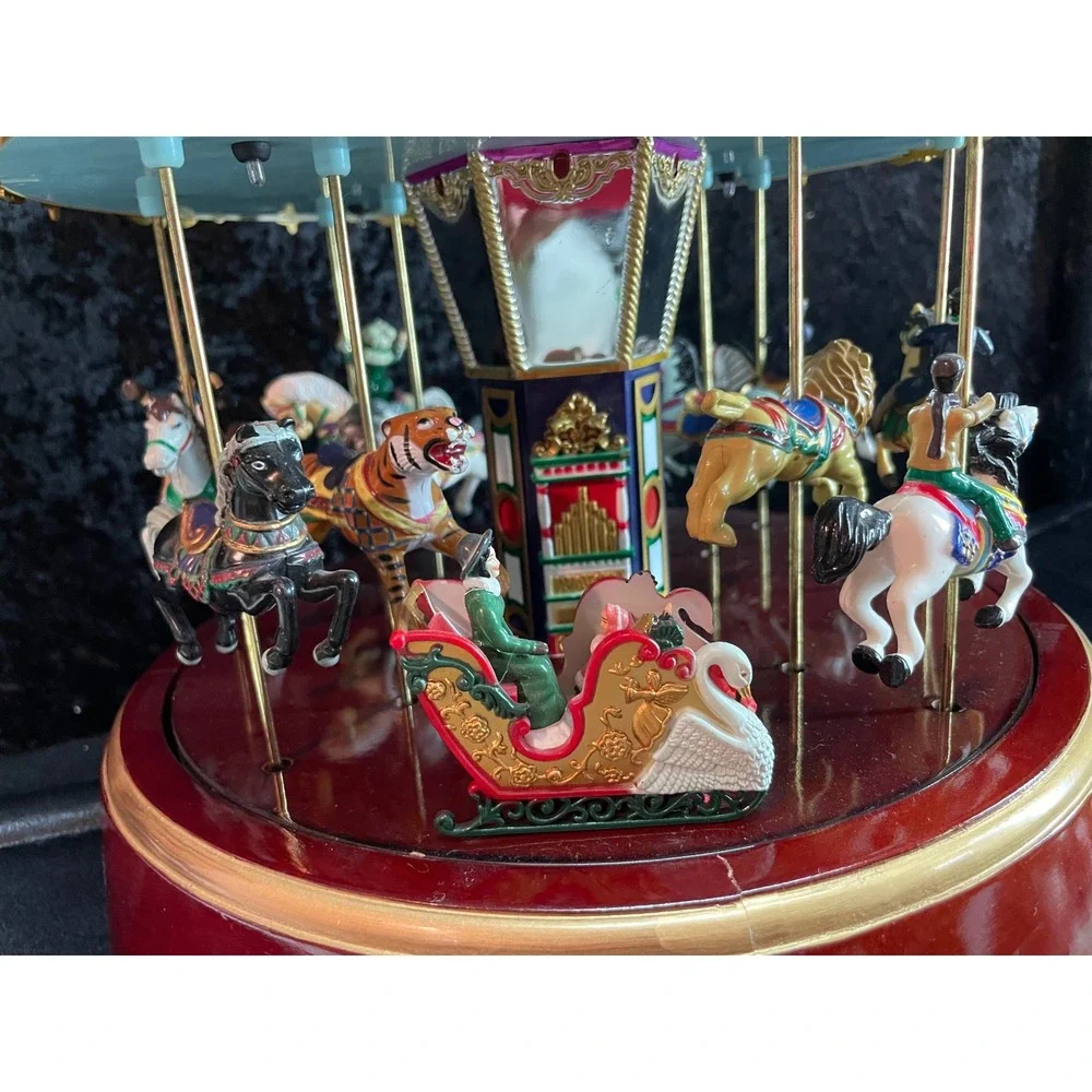 Mr Christmas Grand Carousel Original Classics Musical Box 30 Songs Adapter Works - Picture 12 of 16